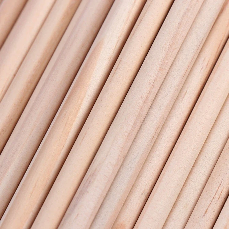 Thin Round Wooden Sticks 140*5mm